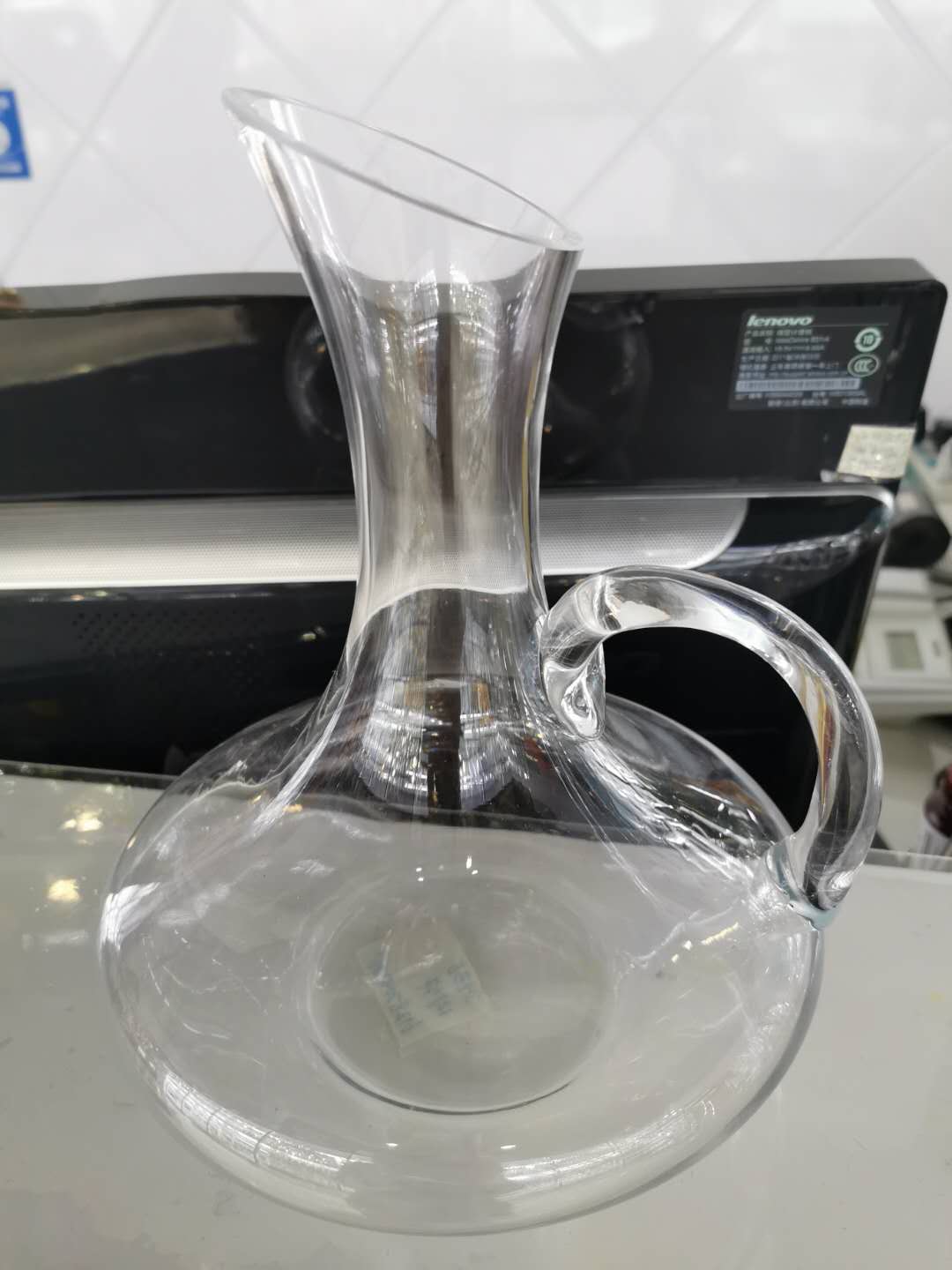 1800ml European-style wine decanter, home glass wine personalized and creative wine dispenser detail image 1