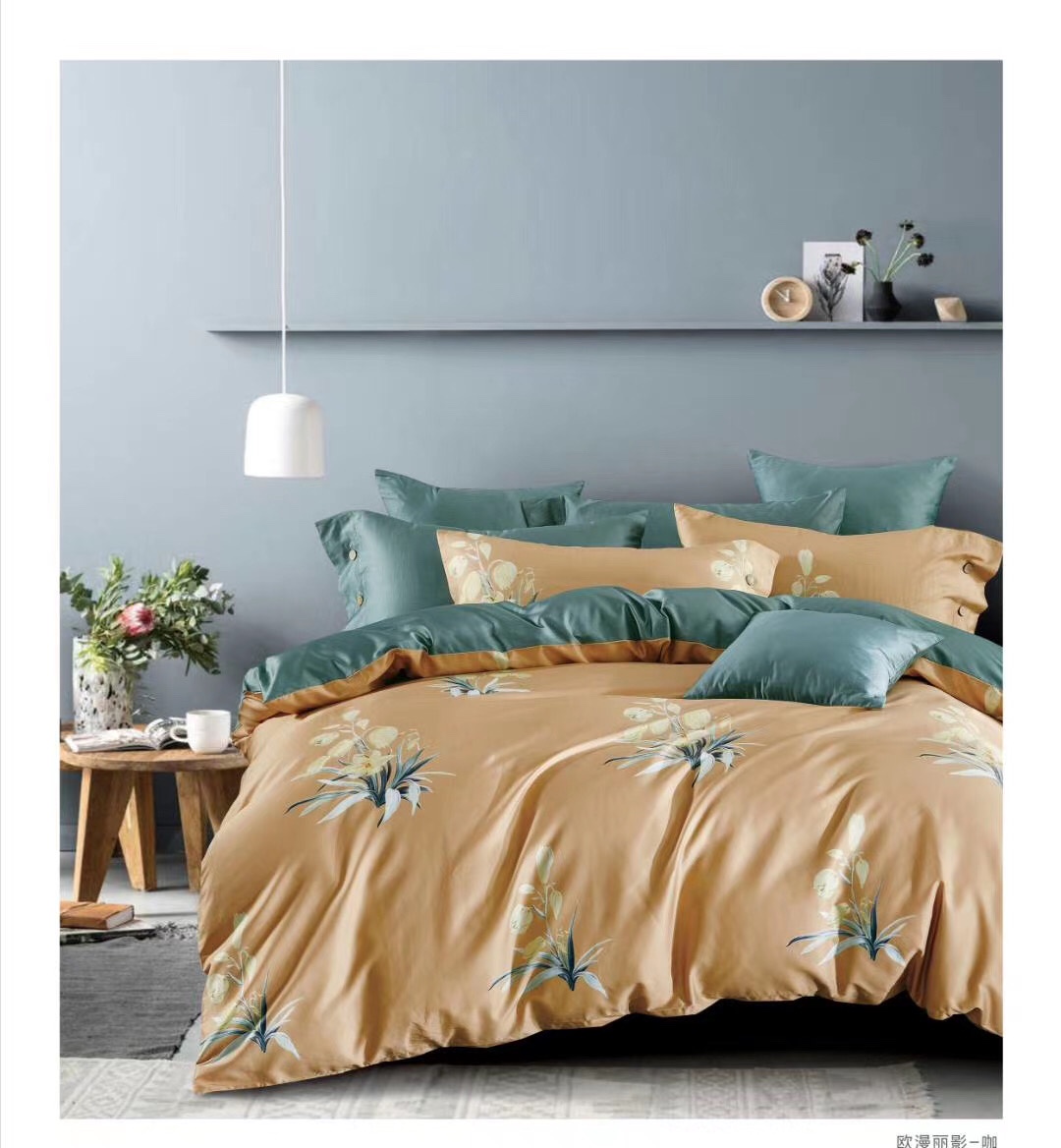 厂家直销新款高品质80支长绒棉四件套-添添真家纺详情3