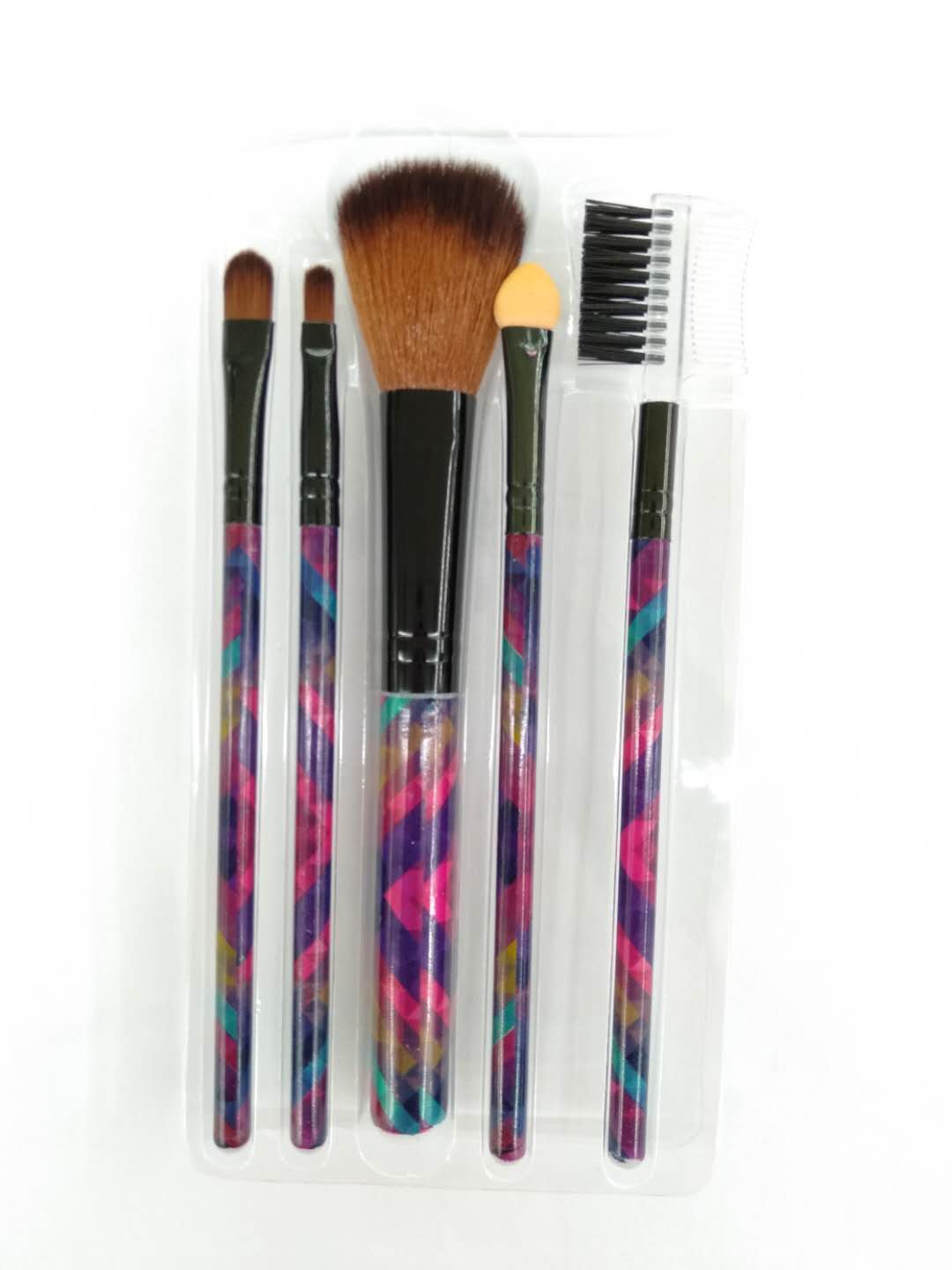 5 sets of makeup brushes, makeup tools, brush, lip brush, factory direct sales. Customized makeup brushes based on samples