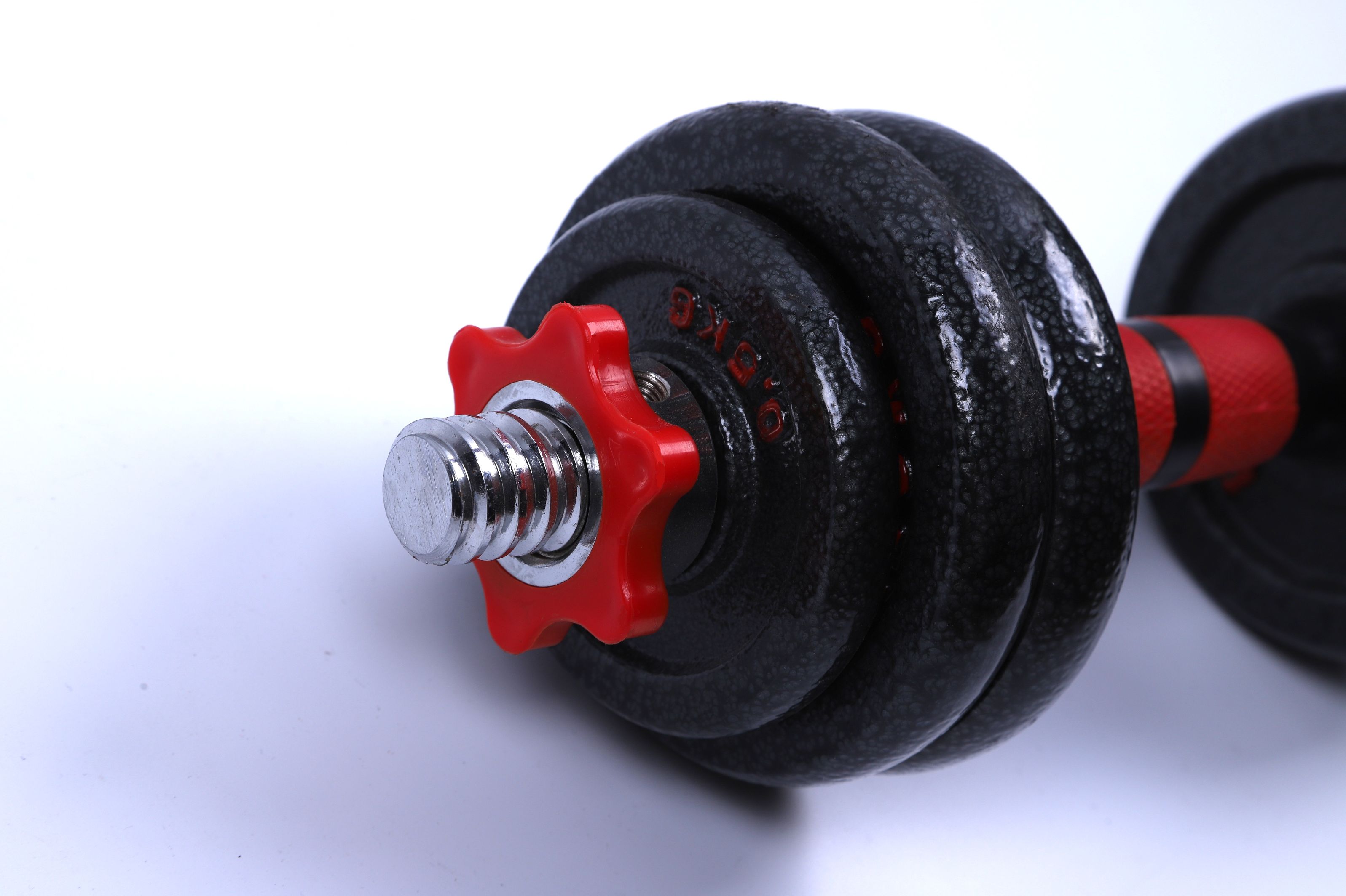 彩杆对装烤漆红字彩杆组合手铃义乌好货家用健身体育器材厂家批发细节图