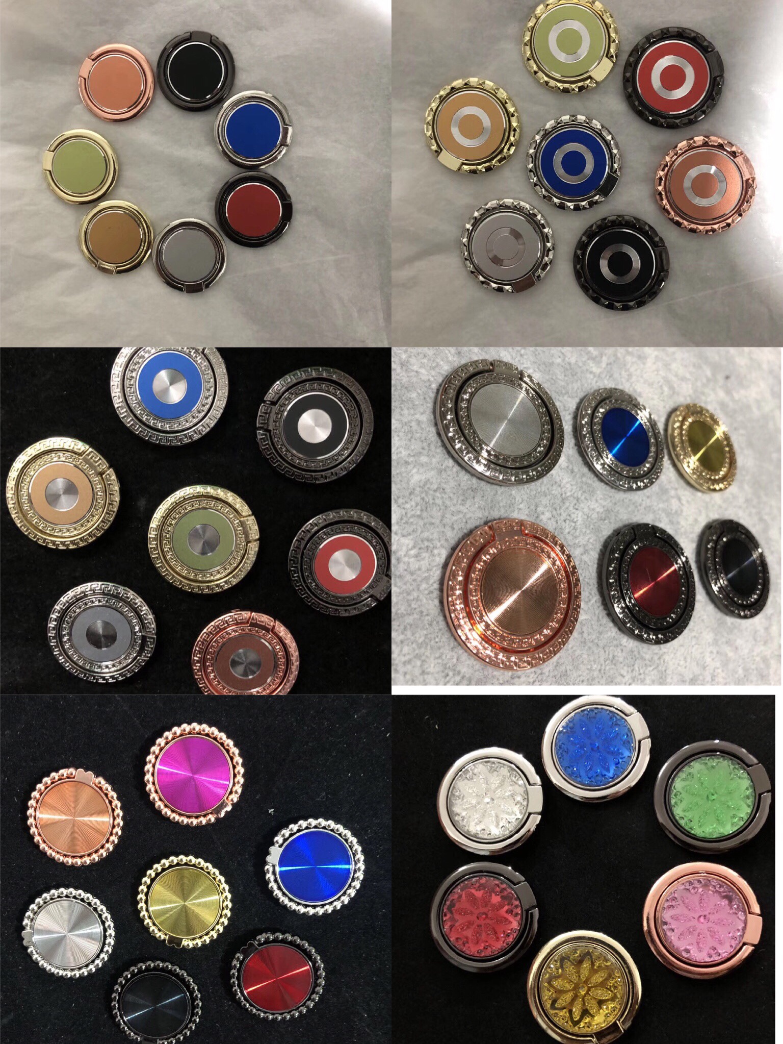 彩色指环扣细节图