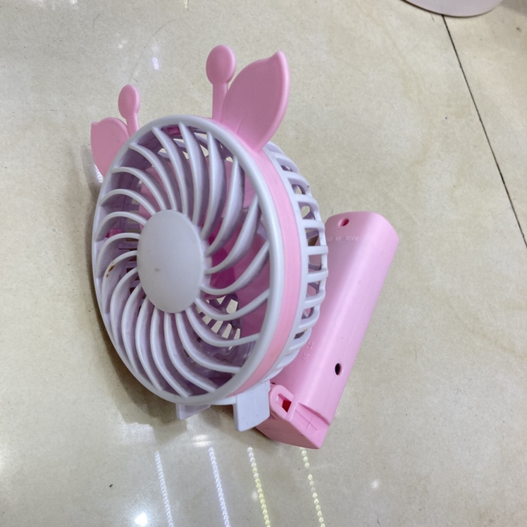 可折叠小风扇粉色