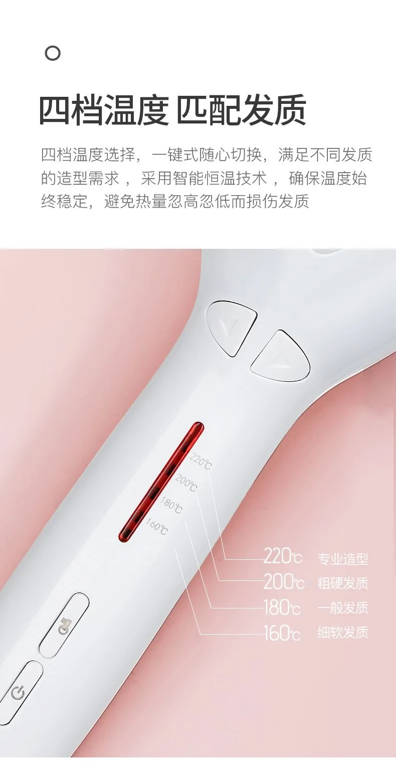 Five-stage temperature-controlled hair straightener, ceramic electric clamp, perming device and hair care appliance with standardized planning detail image 11