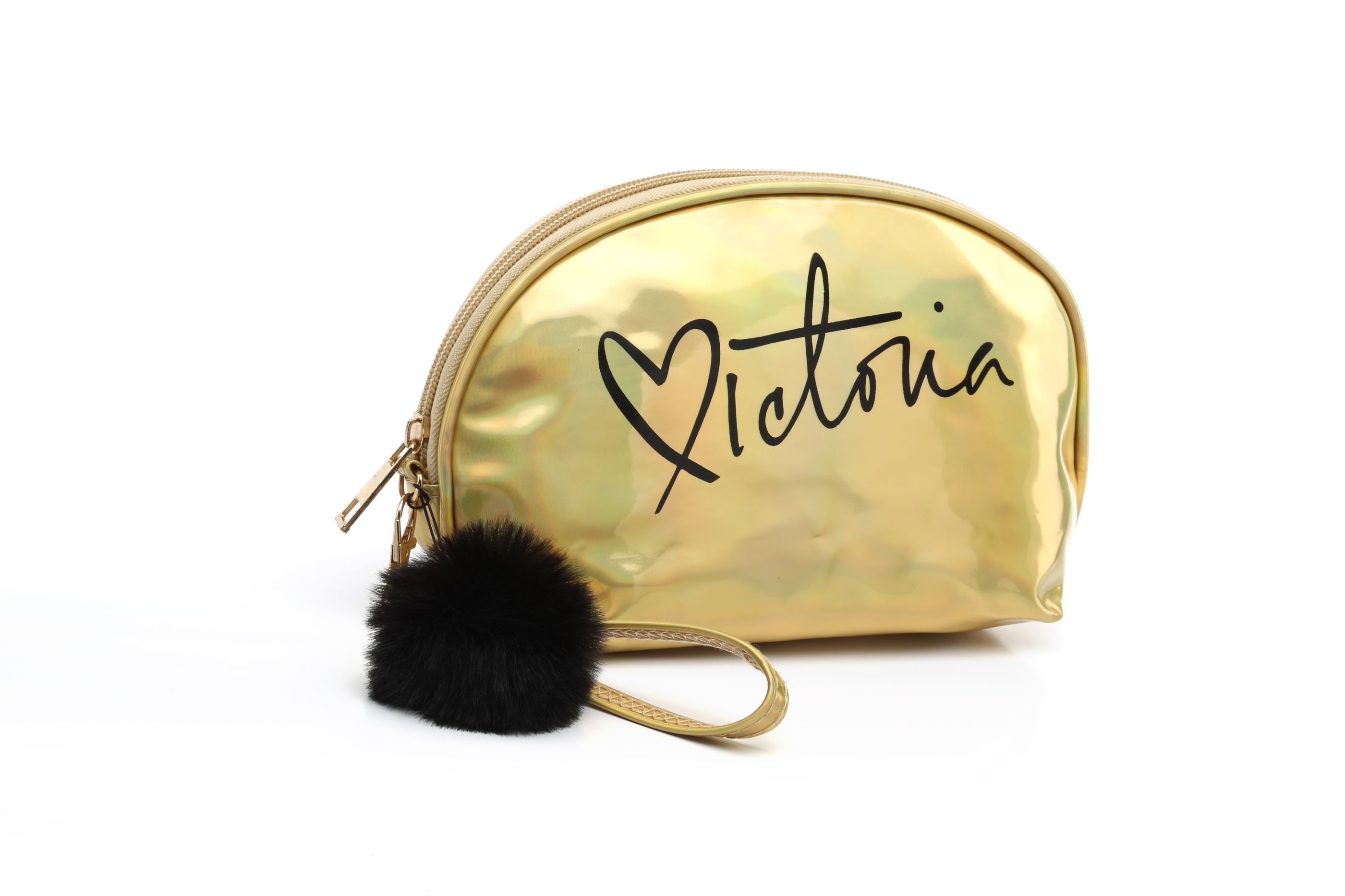 PVC镭射化妆包厂家直销镭射PU化妆袋可定制LOGO便携手拿包详情图3