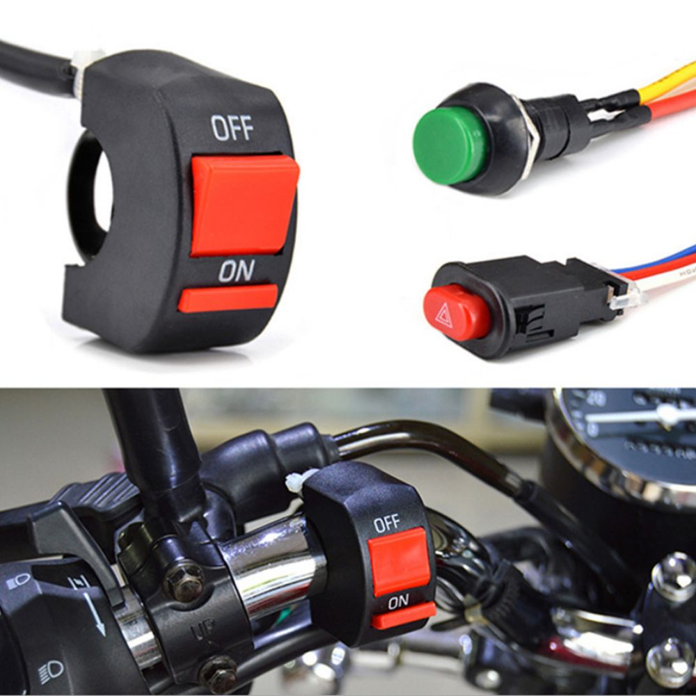 Wholesale of red switch, LED headlight, seat switch and motorcycle headlight control switch for motorcycle modification details Picture