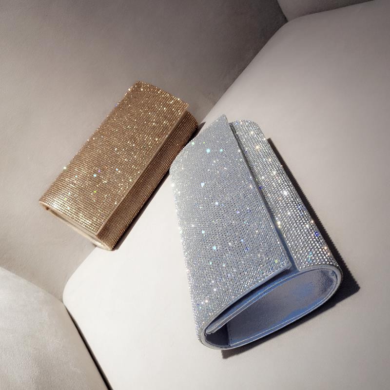 简约钻石手拿包晚宴包晚礼包晚装包图