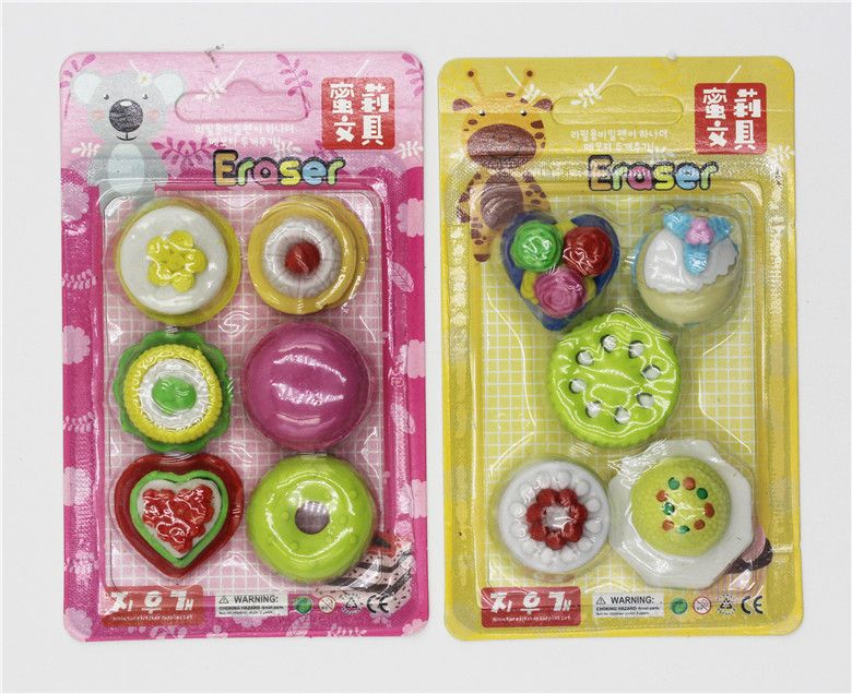 Xk-003造型橡皮食品造型甜甜圈饼干蛋糕马卡龙趣味橡皮详情图1