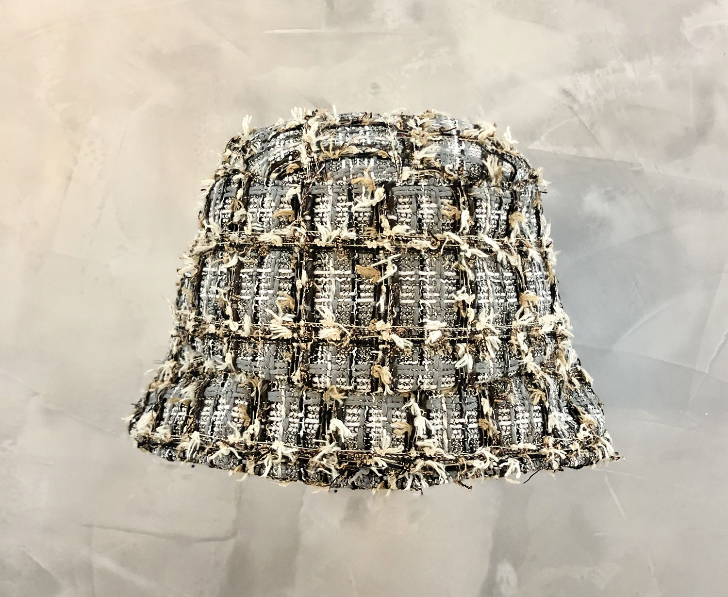 KK HAT Japanese-style unique custom fabric bucket hat autumn and winter new style, versatile and good-looking on the street, small wide hat industry