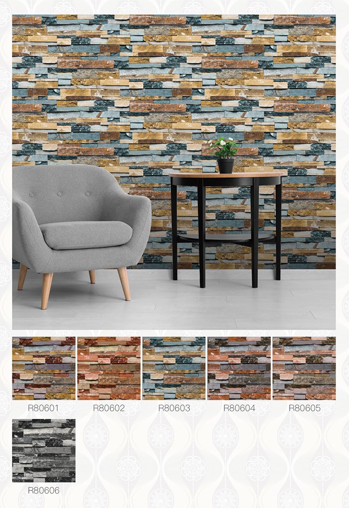 wallpaper, PVC wallpaper, PVC waterproof wallpaper, 3D wallpaper wall cover detail image 6