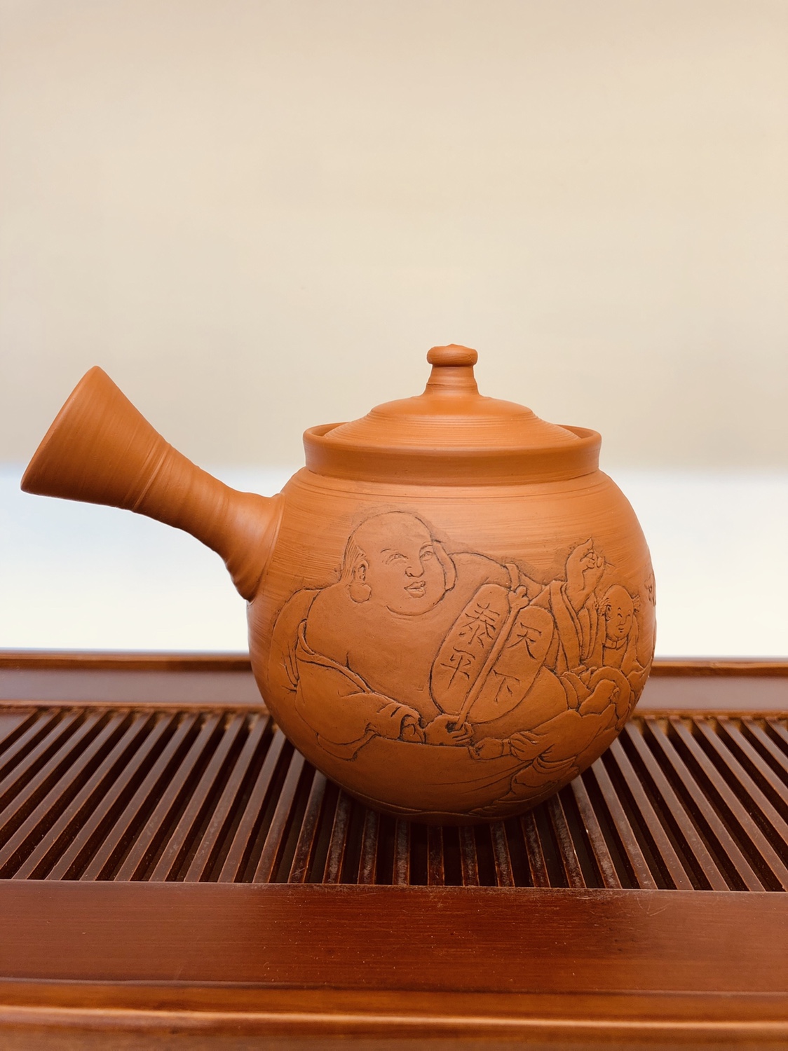 日本常滑烧急须壶  茶壶产品图