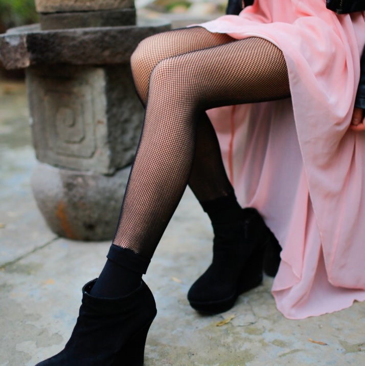 Autumn/winter fashion trend fashion versatile through meat leggings 863 full figure