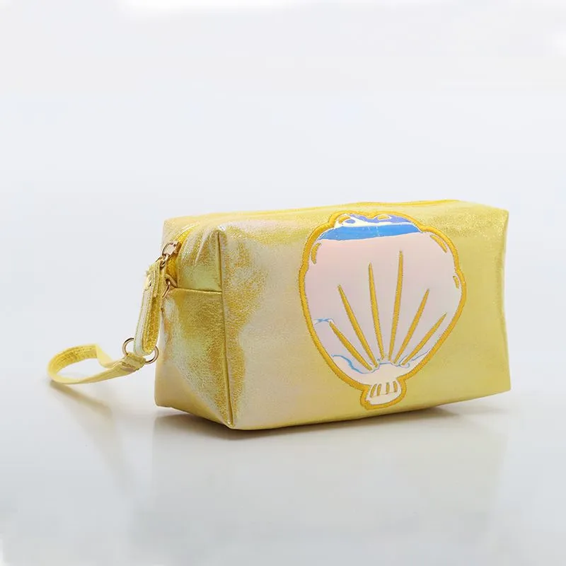 The popular foreign trade "Phantom Color Crack Prince Bag" is a copyrighted and patented "colorful fabric cosmetic bag" and a "shell handbag" detail image 8