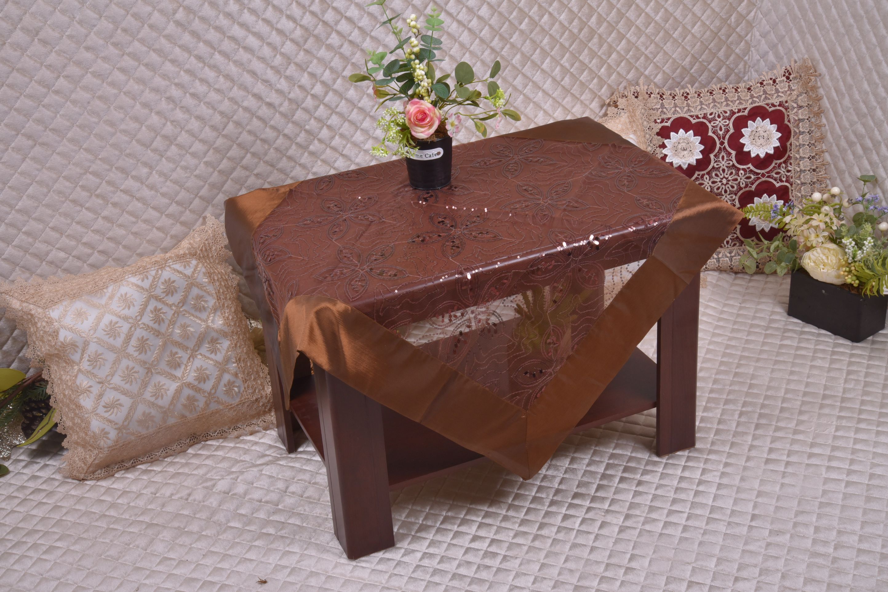 85*85cm正方形桌布家用方桌桌布台布餐桌布