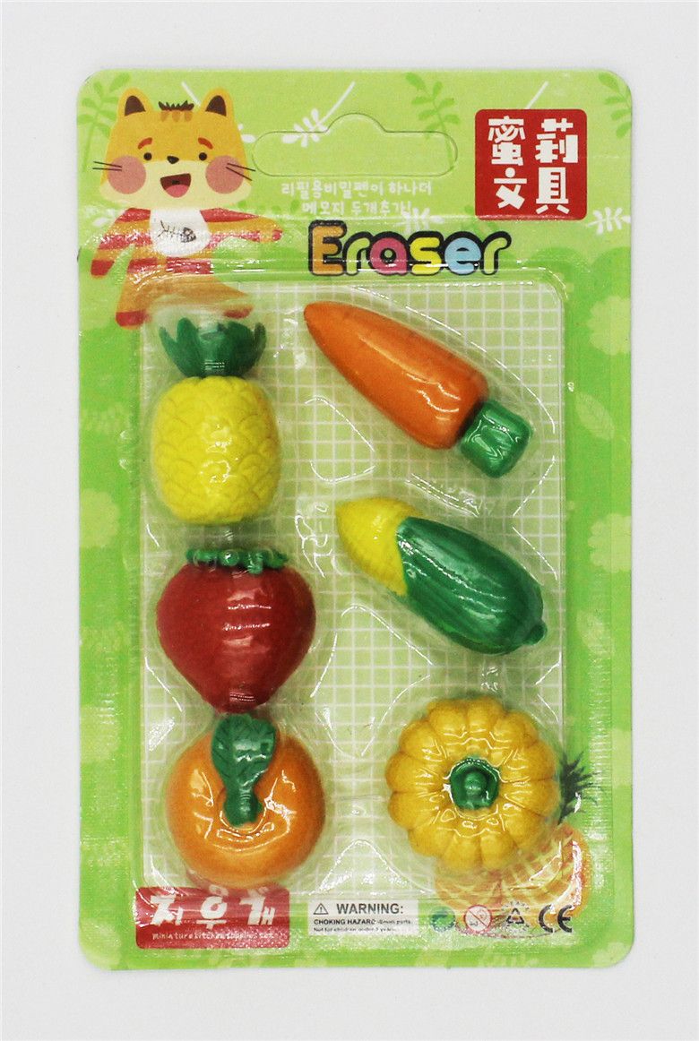 Xk-004造型橡皮韩国文具可爱橡皮擦3D 精美创意水果橡皮详情图2