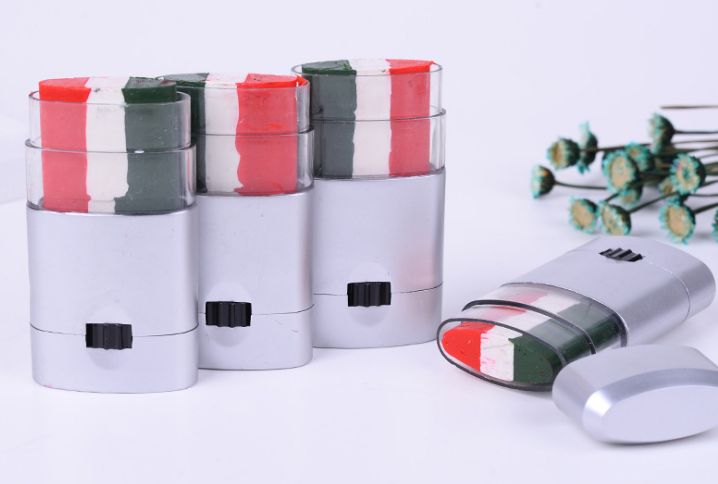 Best-selling lighter face color set, wholesale of Halloween face color paints, water-washable neutral safe and environmentally friendly national flag face color Specification image
