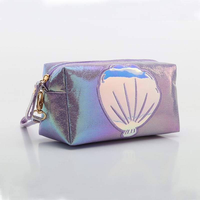 The popular foreign trade "Phantom Color Crack Prince Bag" is a copyrighted and patented "colorful fabric cosmetic bag" and a "shell handbag" detail image 4