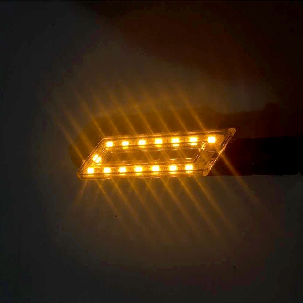 Personalized and creative LED waterproof flowing light running horse water turn signal lights for car, motorcycle and motorcycle modification parts detail image 3