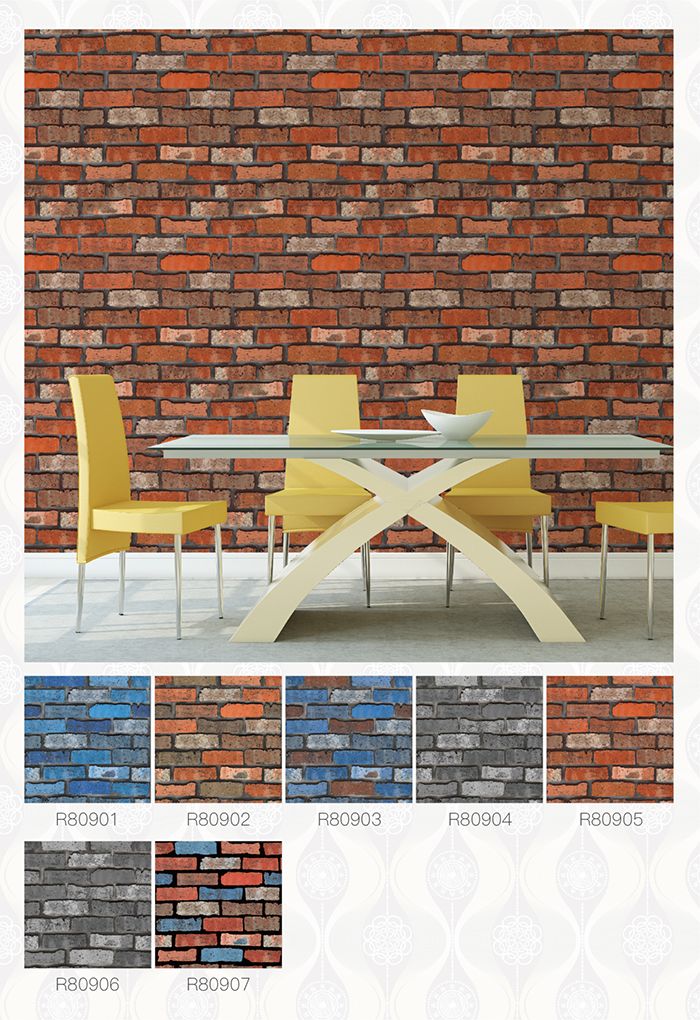 wallpaper, PVC wallpaper, PVC waterproof wallpaper, 3D wallpaper wall cover detail image 9