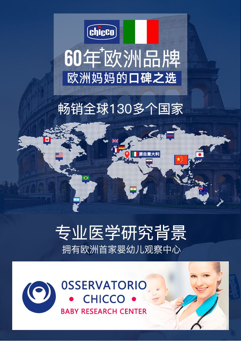 chicco智高意大利高端母婴原装进口儿童低氟防蛀牙牙膏  草莓味详情1