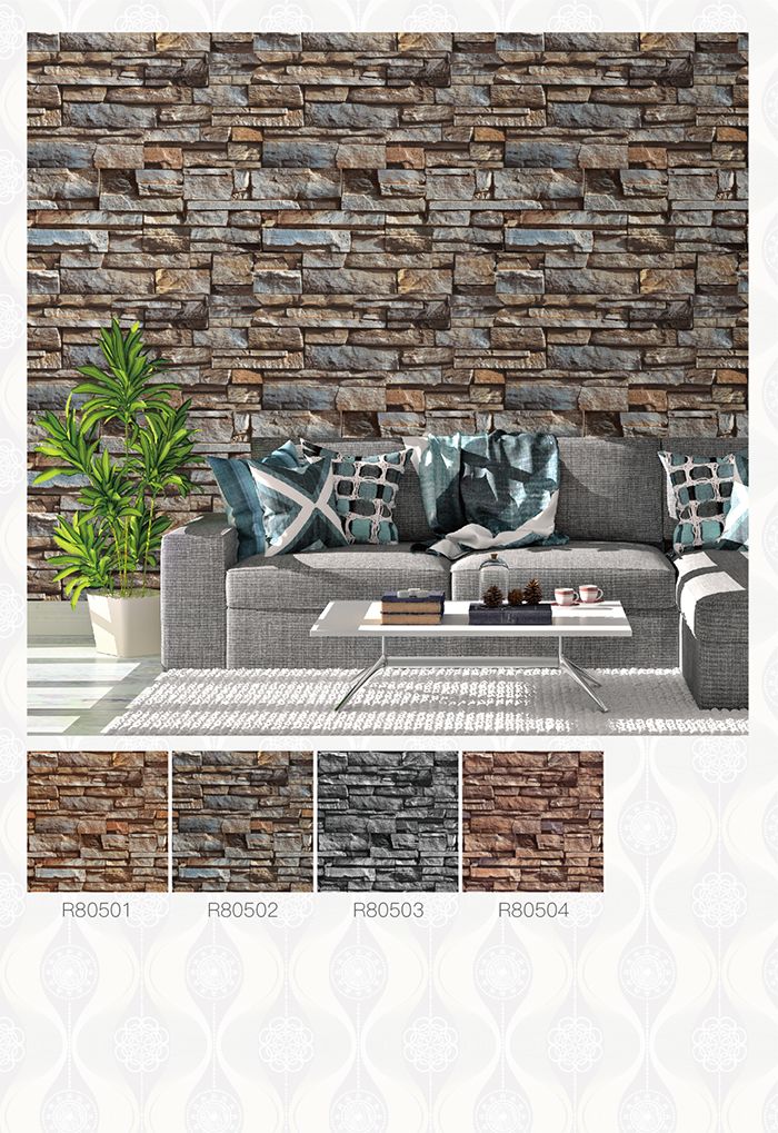 wallpaper, PVC wallpaper, PVC waterproof wallpaper, 3D wallpaper wall cover detail image 5