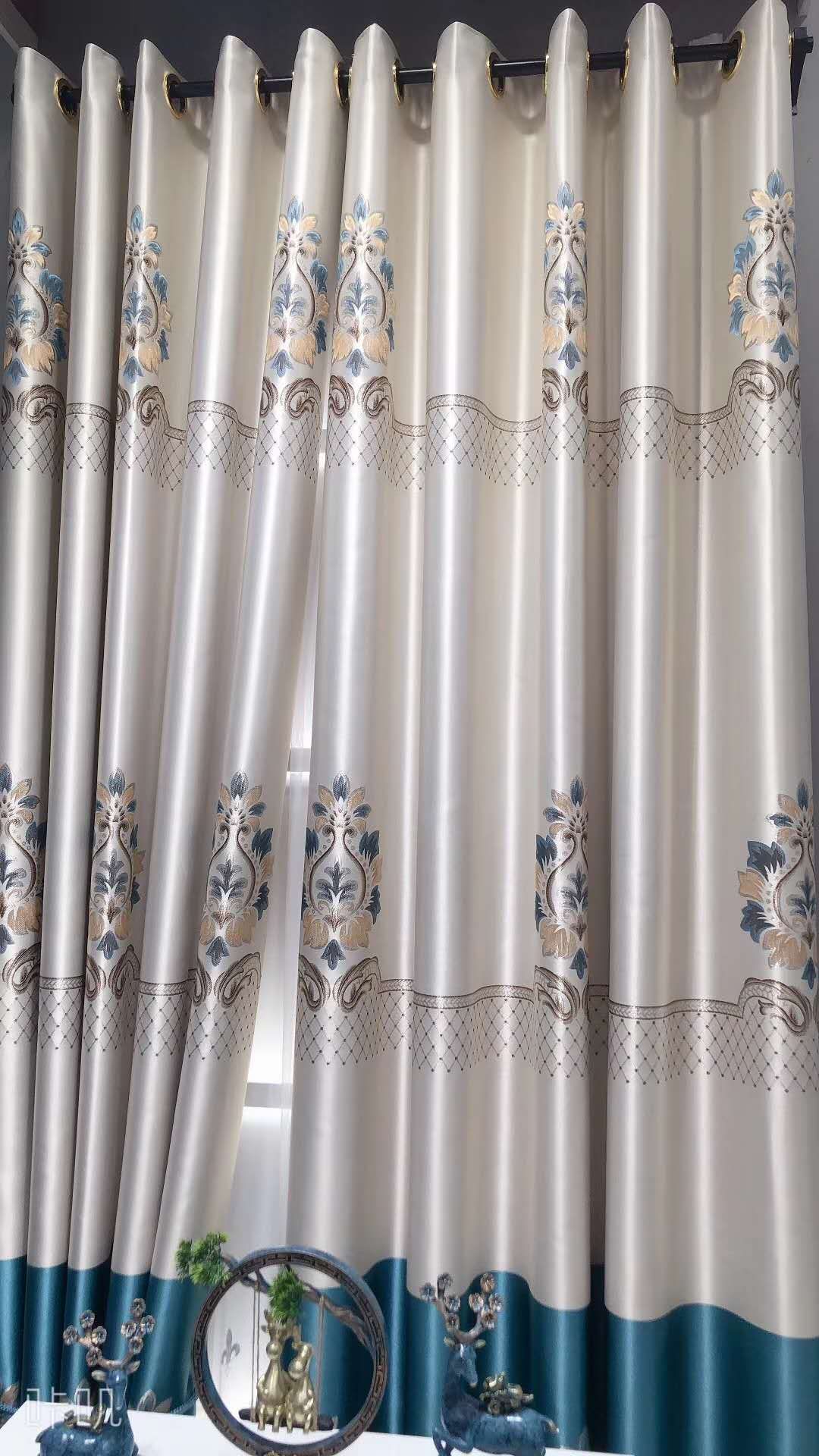 European-style curtain fabric undefined