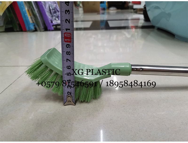 马桶刷卫生间方头马桶刷不锈钢杆耐用卫生间清洁刷时尚马桶刷子详情图5