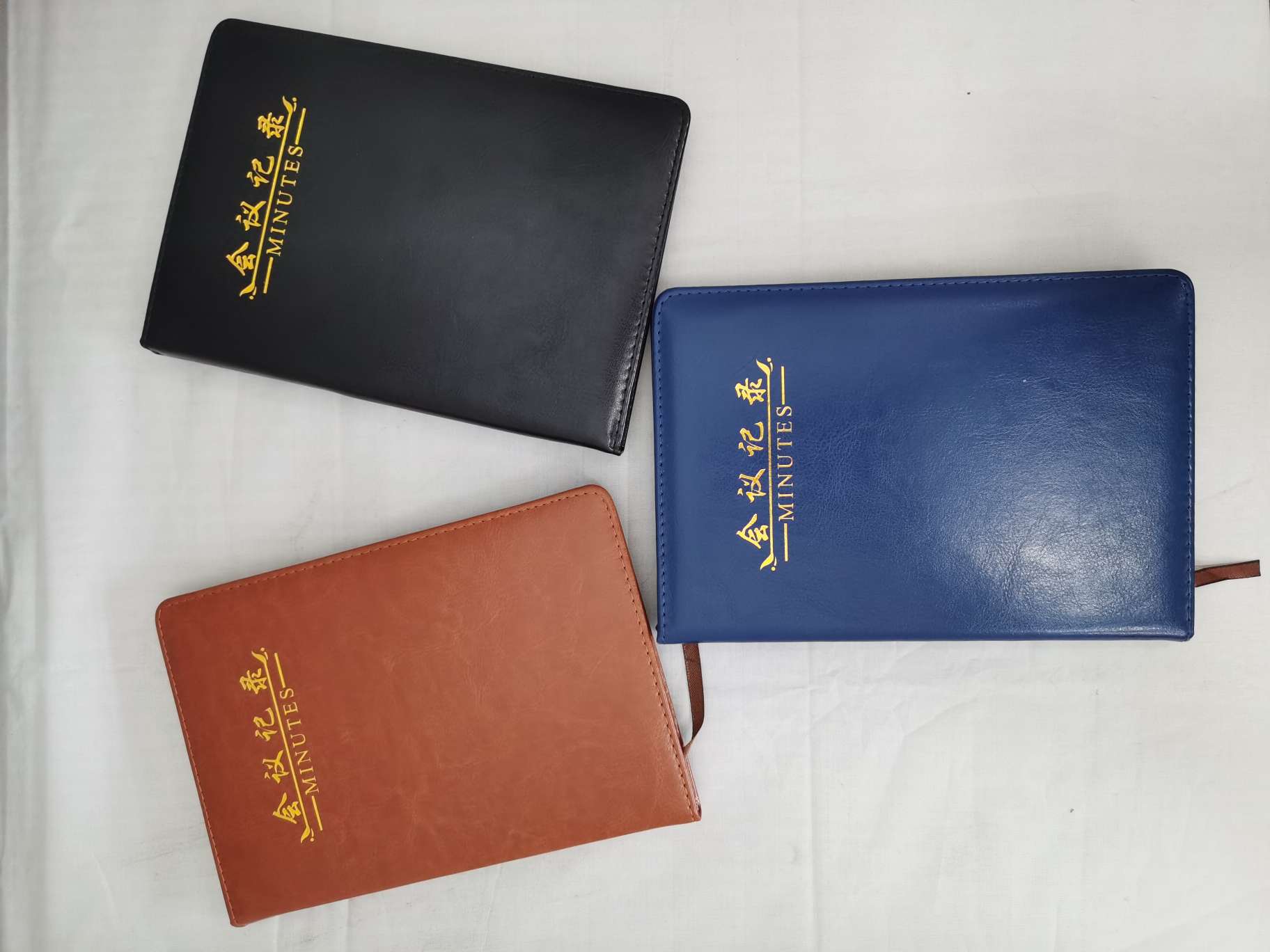 会议记录本 PU笔记本 商务办公会议日记本 多功能会议本详情1