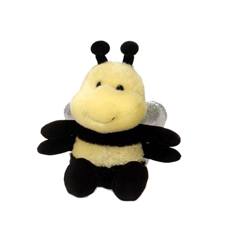  厂家直销小孩生日礼物带触角蜜蜂毛绒玩具萌萌可爱小蜜蜂毛绒公仔详情2
