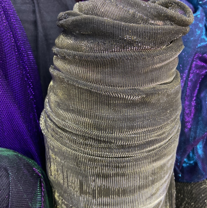 褐色幻灯丝针织布料服装装饰品工艺品头饰面料