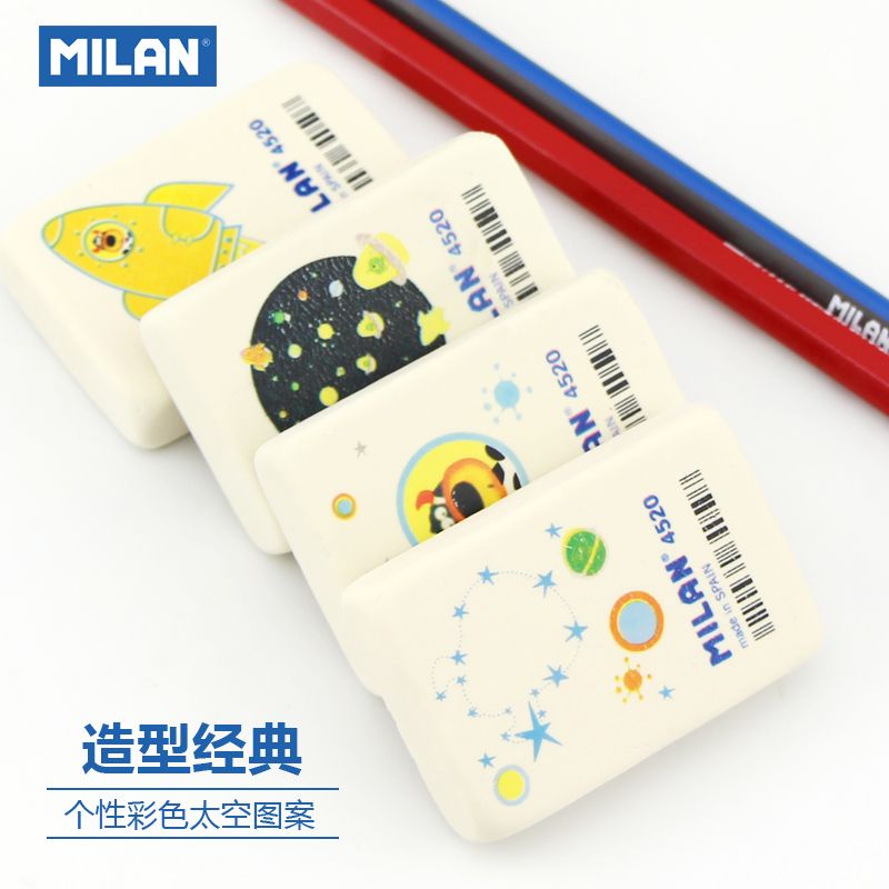 Spanish MILAN Milan Personalized Sticker Eraser (Space Edition) PMM4520 Application Scenario