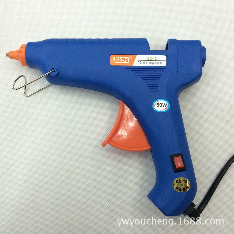 Goodcustomer: Sade 60W blue hot melt glue gun with switch, direct sales from the manufacturer Specification image