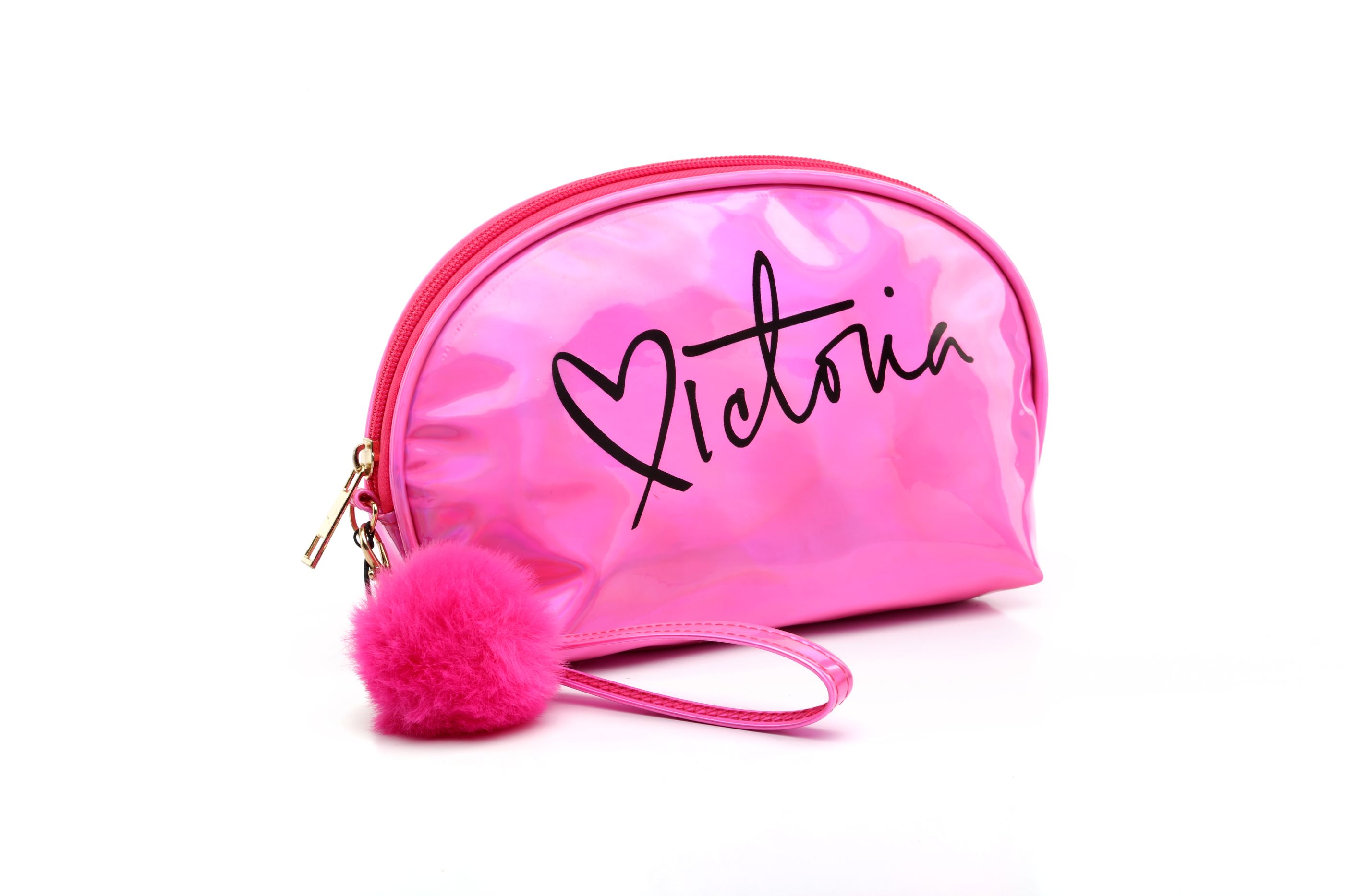 PVC镭射化妆包厂家直销镭射PU化妆袋可定制LOGO便携手拿包详情图4