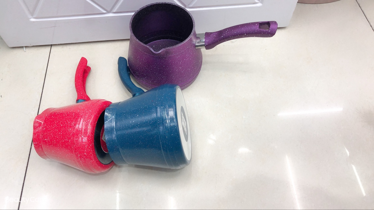 Squeeze coffee cup marble milk pan