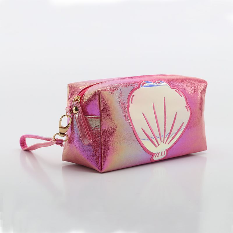 The popular foreign trade "Phantom Color Crack Prince Bag" is a copyrighted and patented "colorful fabric cosmetic bag" and a "shell handbag" detail image 1