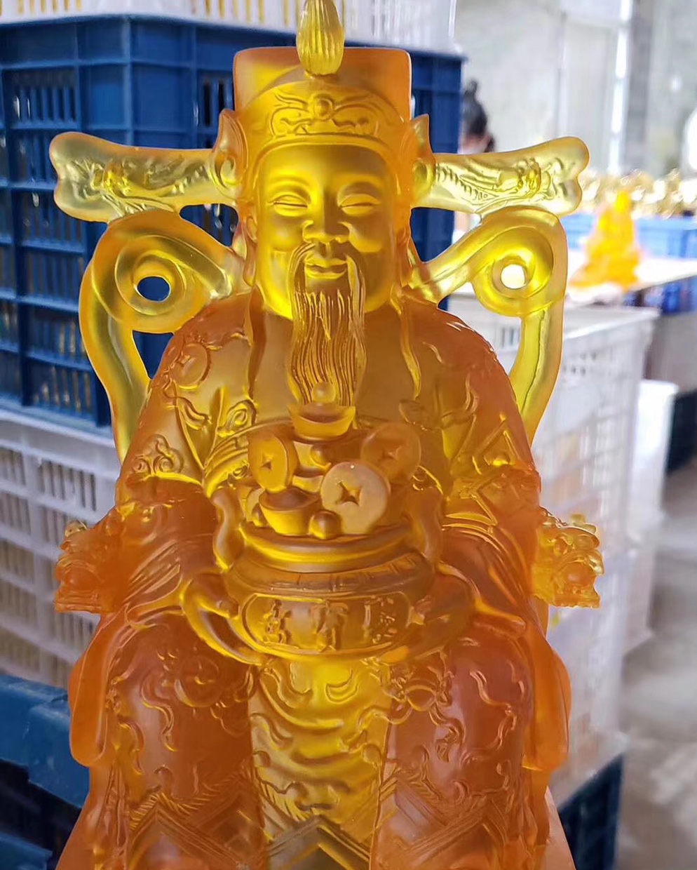 The Glass God of Wealth