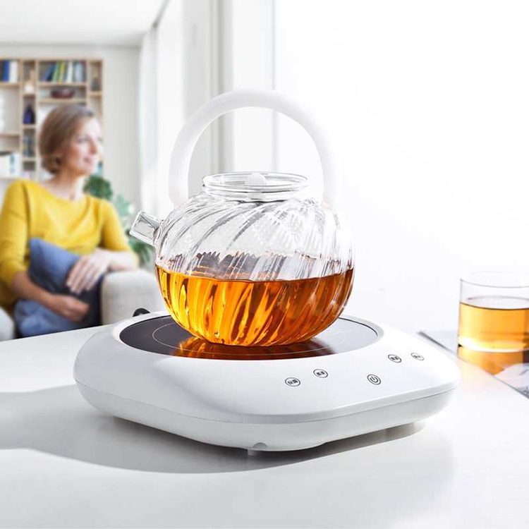 阡陌玻璃煮茶壶 煮水壶耐热玻璃家用自动蒸茶器 电陶炉煮茶器套装