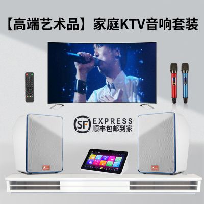 丹唛仕智能音响套装卡拉OK家庭KTV语音点歌机唱歌专用K歌音箱详情图1