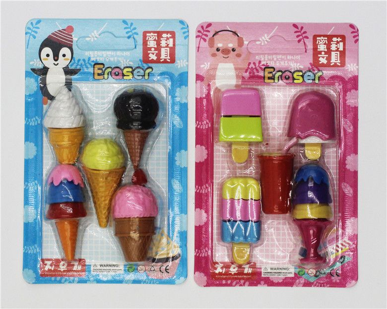 Xk-006造型橡皮食品造型蛋糕甜点DIY 冰激凌 可爱仿真趣味橡皮详情图1