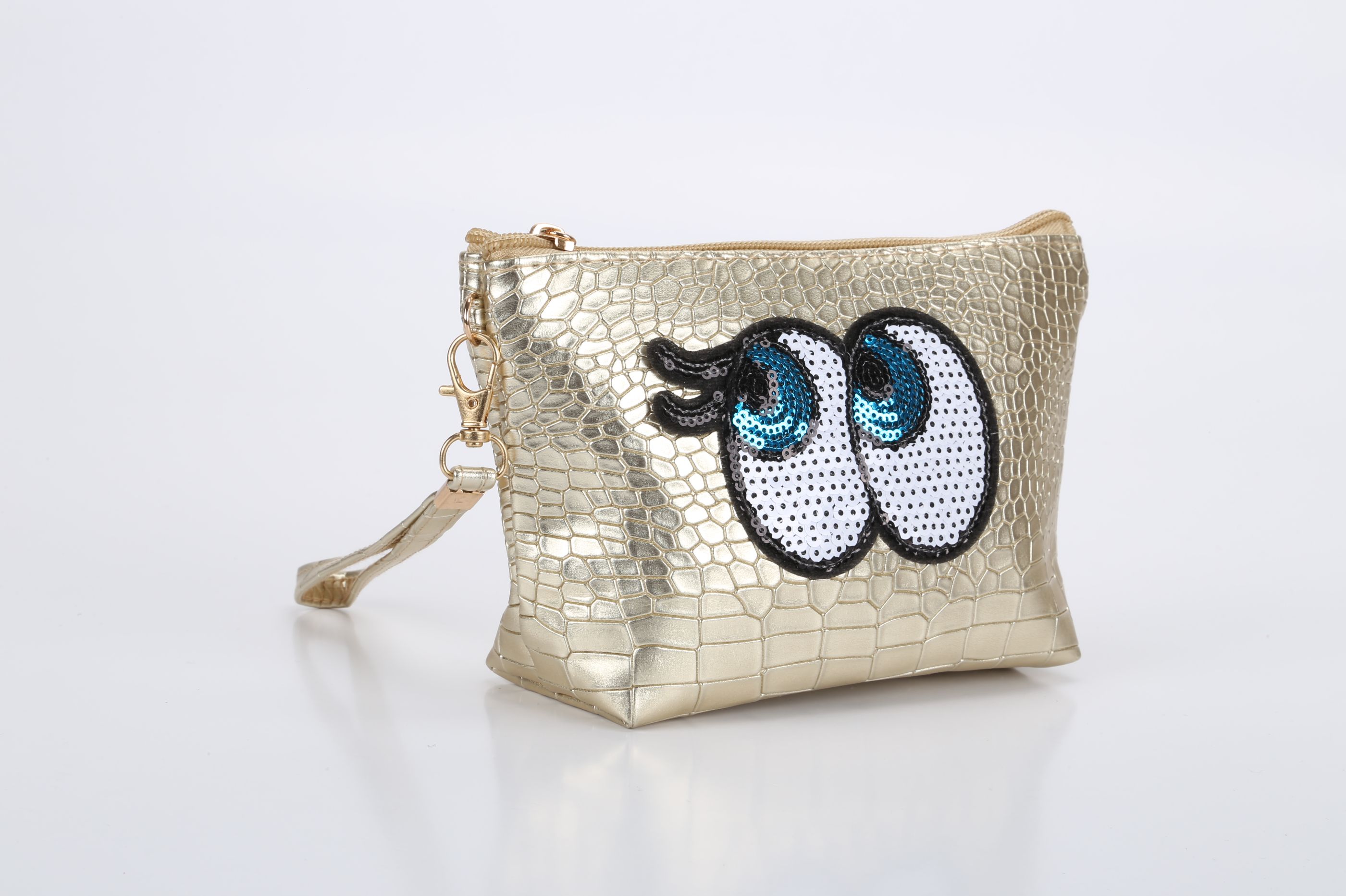 欧美热销布鲁斯眼睛化妆包厂家直销PU化妆袋卡通手拿包详情图10