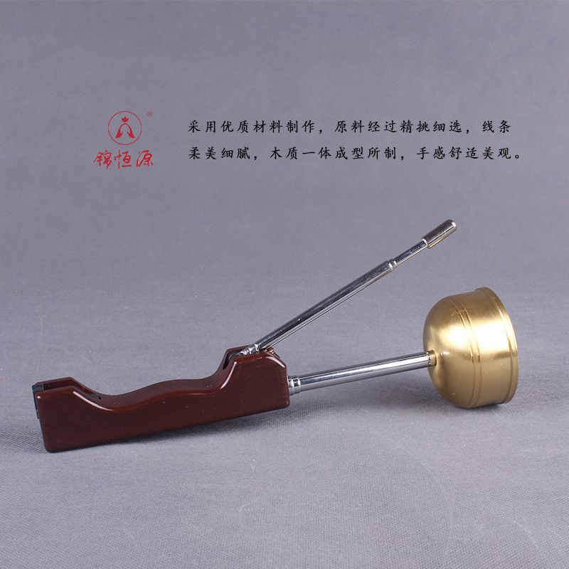 纯铜自动引磬引庆铜磬念佛助念法器