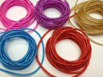 包塑彩色环保珍珠绳
