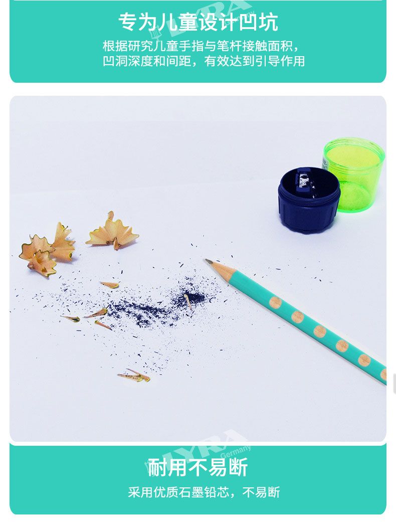 German LYRA Artistic HB Hole lead (Phosphor) L1760007 colored pen holder pic 13