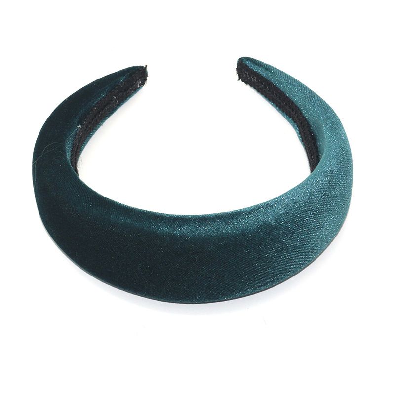 Wholesale of cross-border bestsellers, Ins influencer style, European and American sponge hair bands, fluorescent wide-edge hair bands, and fabric headbands details Picture