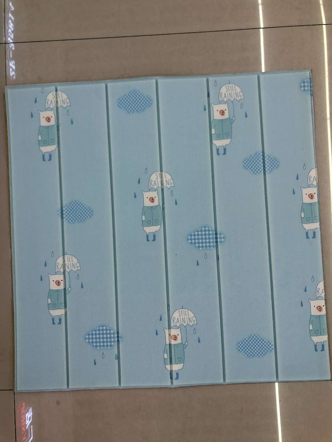Wood Print Wall Sticker Item Picture