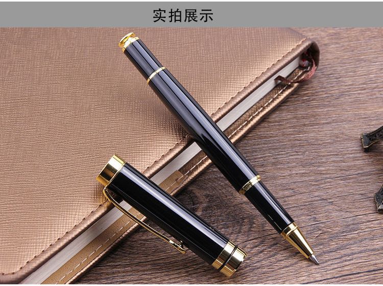 Metal gel pens, student signature pens, high-end office black gel pens, rollerball pens, gift pens, business ballpoint pens Specification image
