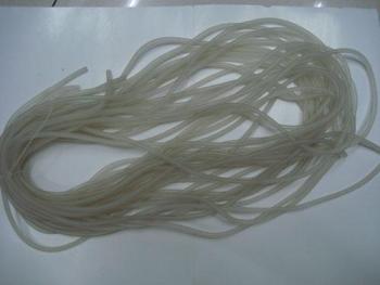 Plastic elastic tubes, elastic strings, elastic bands