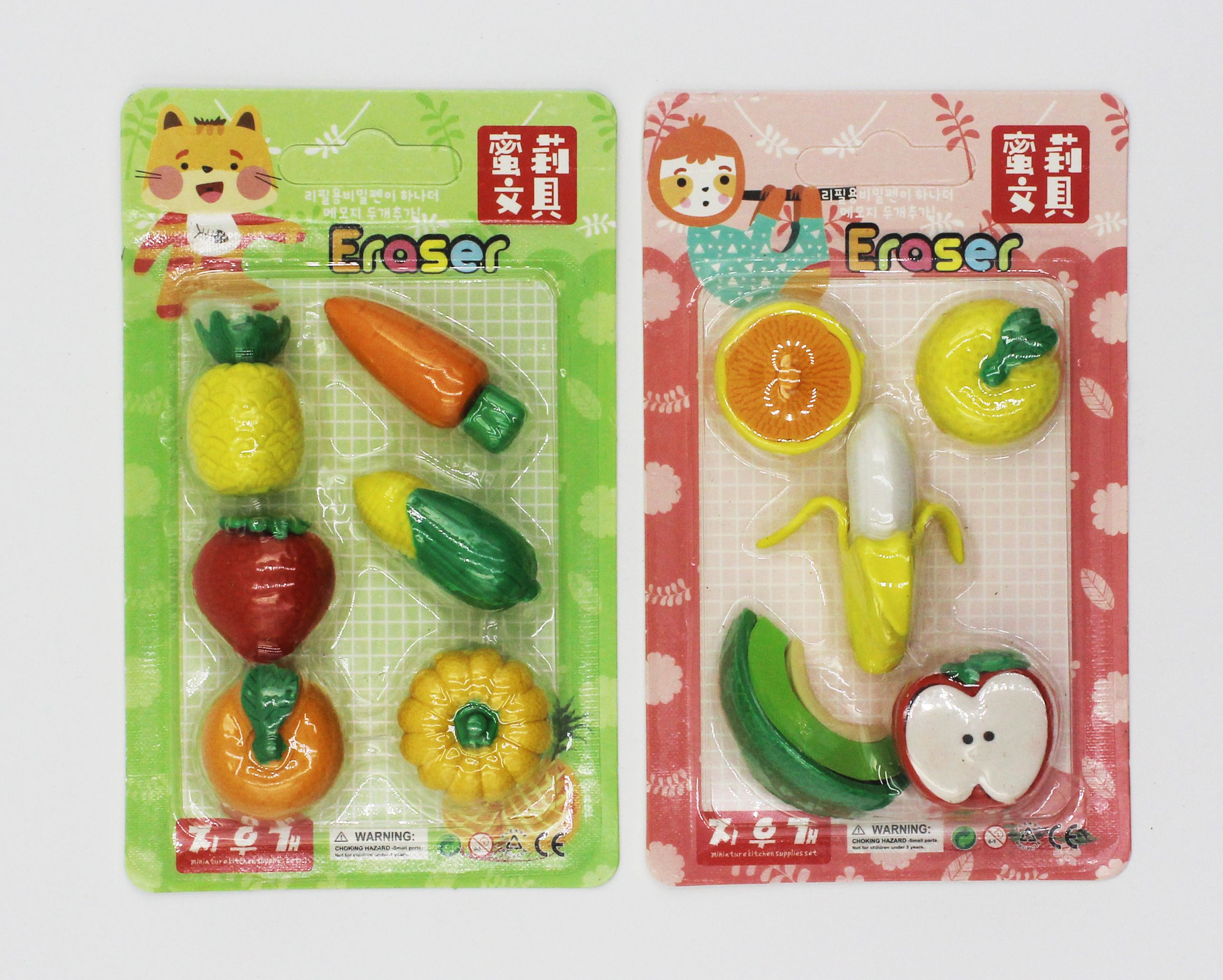 Xk-004造型橡皮韩国文具可爱橡皮擦3D 精美创意水果橡皮产品图