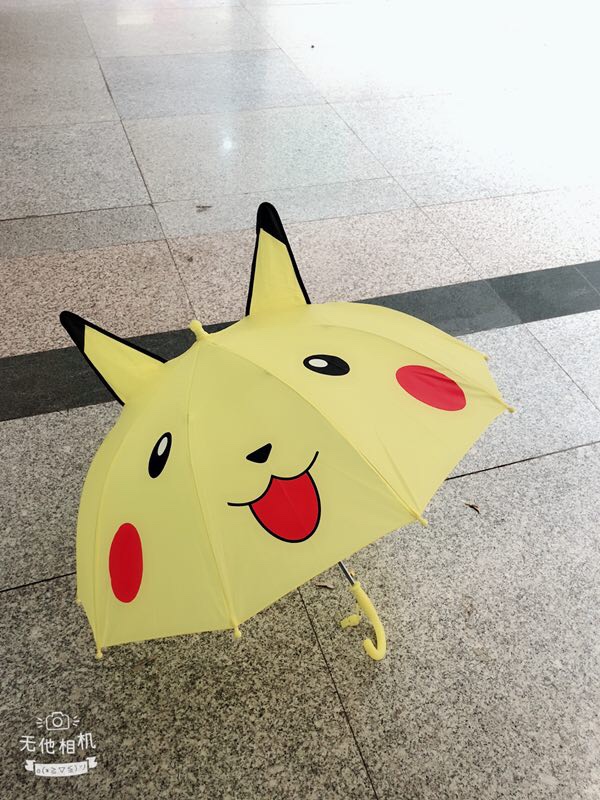 千家旺儿童雨伞卡通立体耳朵伞创意礼物雨伞定制logo动物耳朵舞蹈小童伞细节图