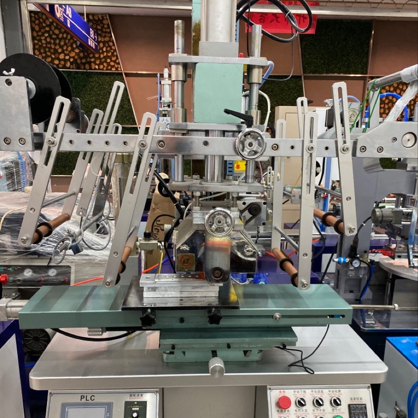 Flat and circular dual-purpose heat transfer printing machine