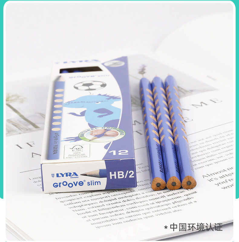 German LYRA Artistic HB Hole Lead (Fluorescent Green) L1760001 colored pen barrel detail image 9